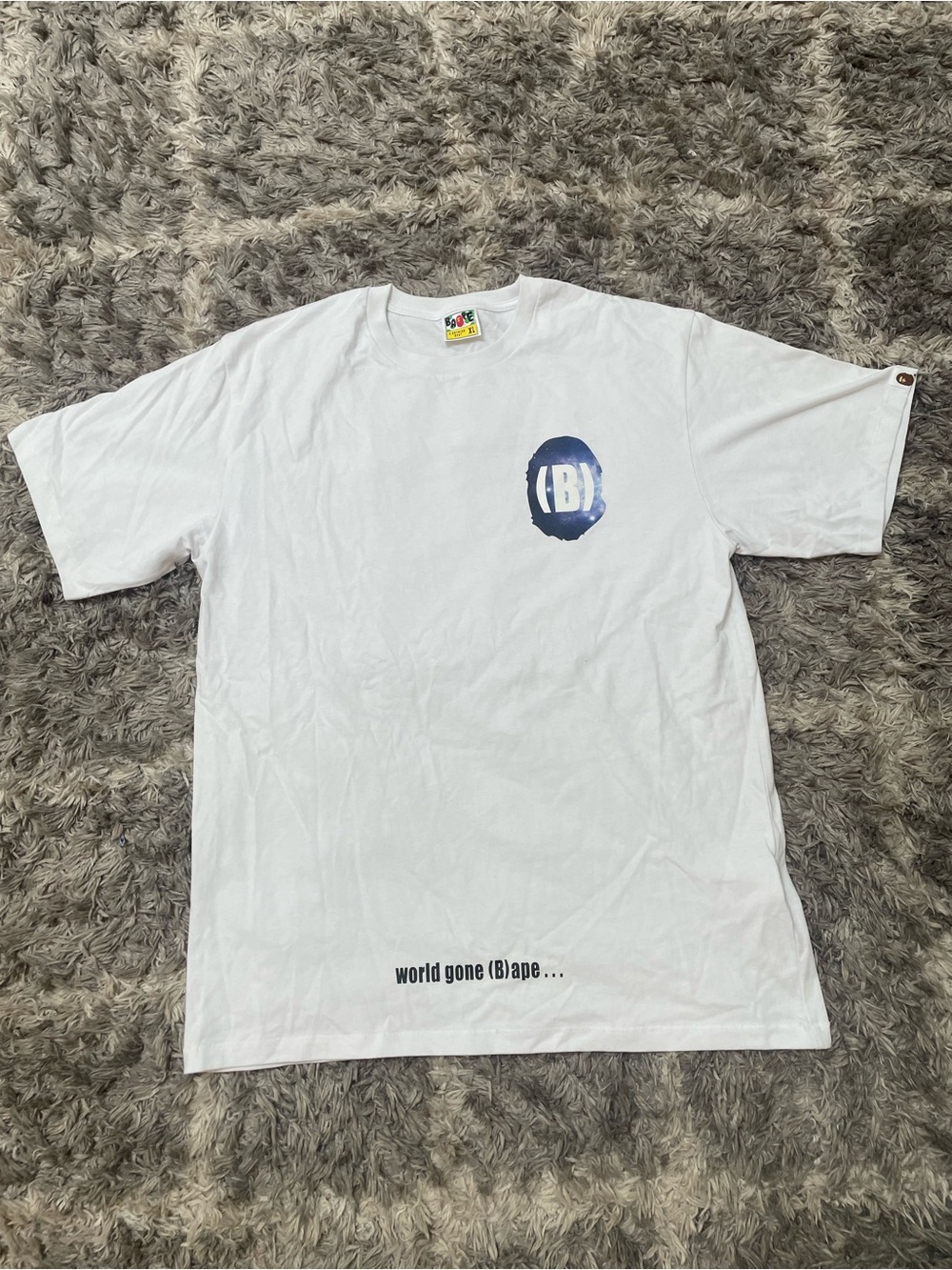 Authentic A Bathing Ape Bapetaverse 'World Gone (B)ape' Graphic T-Shirt
